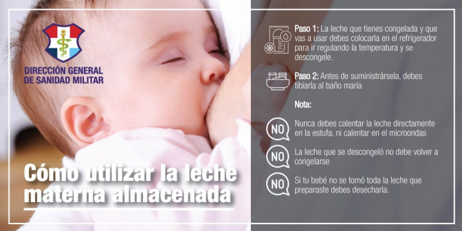 Como utilizar la leche materna