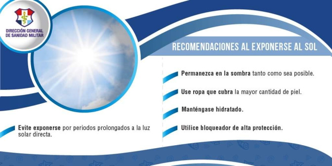 Recomendaciones al exponerse al sol