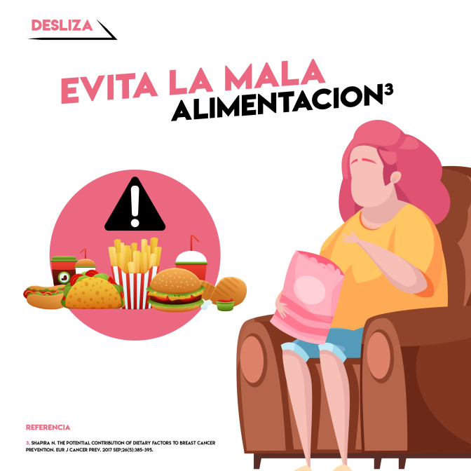 Evita la mala alimentacion