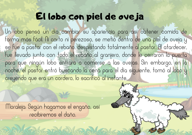 El lobo con piel de oveja