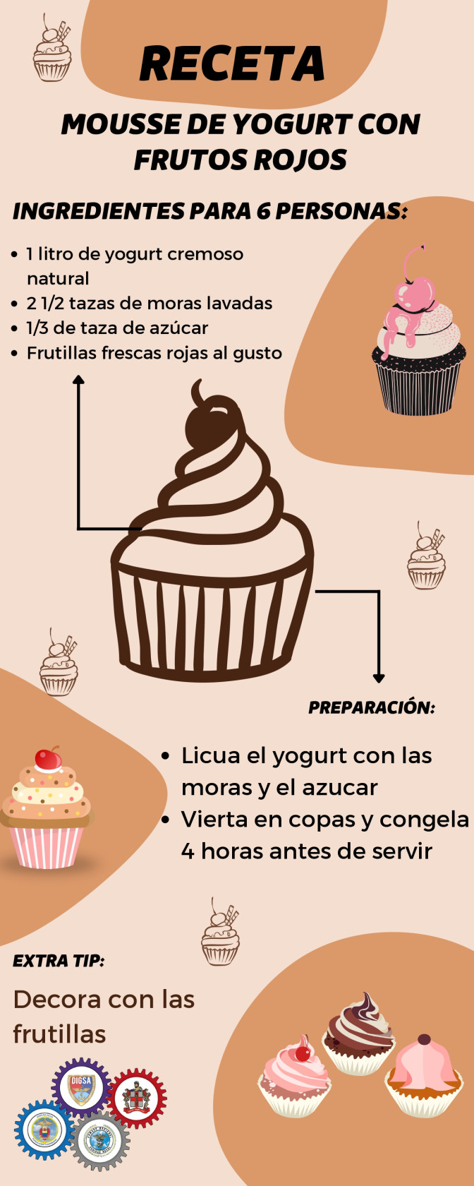 Mousse de Yogurt con Furtos Rojos
