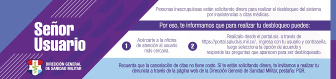 DESBLOQUEO CITAS