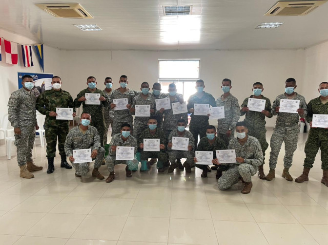 NUEVOS SOCORRISTAS MILITARES FORMADOS EN PUERTO CARREÑO - VICHADA