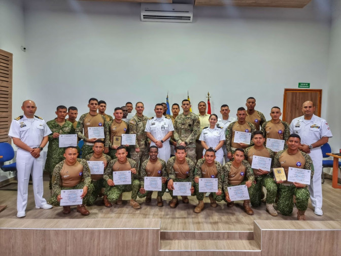 SEGUIMOS FORMANDO EN TODA COLOMBIA A SOCORRISTAS MILITARES 