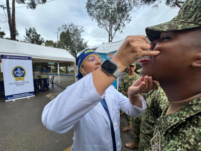 SANIDAD NAVAL FORTALECE EL BIENESTAR DEL PERSONAL MILITAR CON JORNADA INTEGRAL DE SALUD EN EL HOSPIT