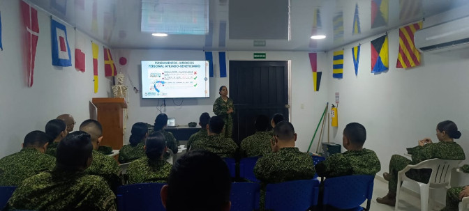 DIRECCIÓN DE SANIDAD NAVAL FORTALECE CONOCIMIENTOS JURÍDICOS EN BUENAVENTURA