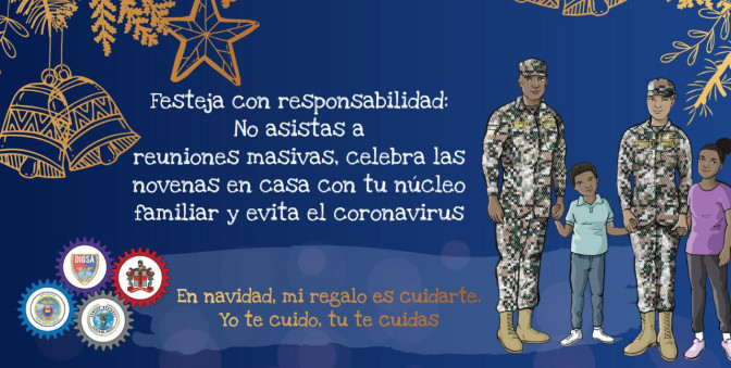 SANIDAD MILITAR LO INVITA A CONTINUAR CUIDÁNDOSE DURANTE NAVIDAD Y AÑO NUEVO