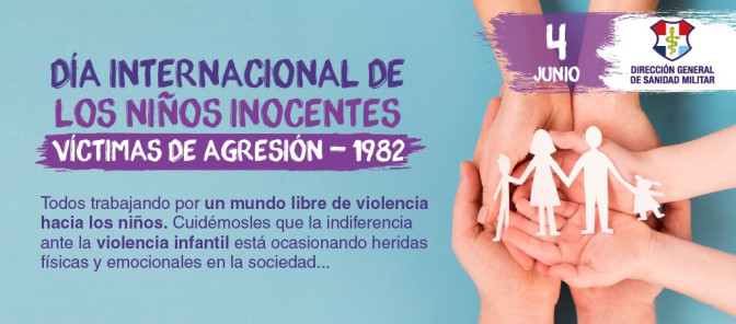 Día Internacional de los Niños Víctimas Inocentes de Agresión.