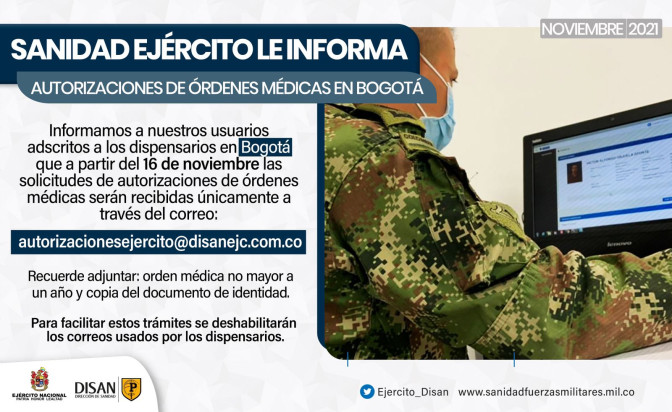 INFORMACIÓN AUTORIZACIONES ESM BOGOTÁ