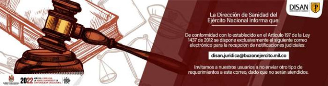 CORREOS PARA NOTIFICACIONES JUDICIALES