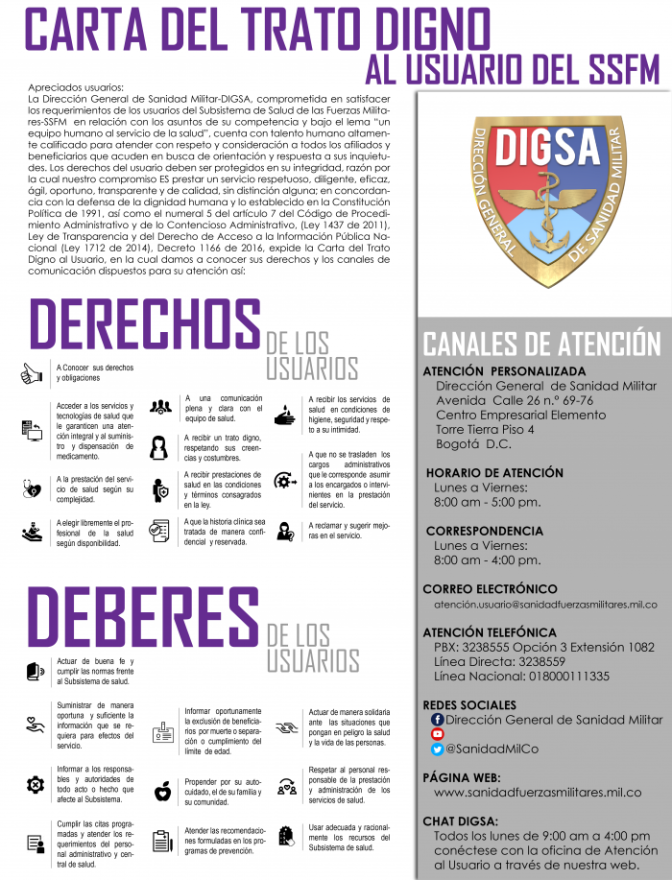 CARTA DEL TRATO DIGNO