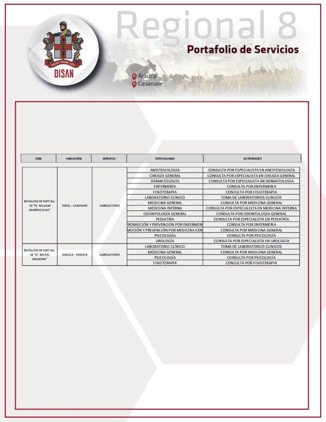 Portafolio Regional 8