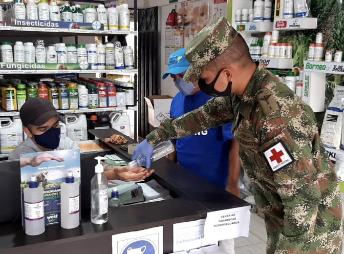 Con campañas de prevención, Sanidad Militar en el Meta incentiva el autocuidado por COVID19