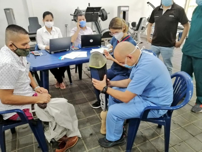 Jornada de prótesis de Sanidad Militar llega a Cali para atender usuarios de la Regional Occidente 