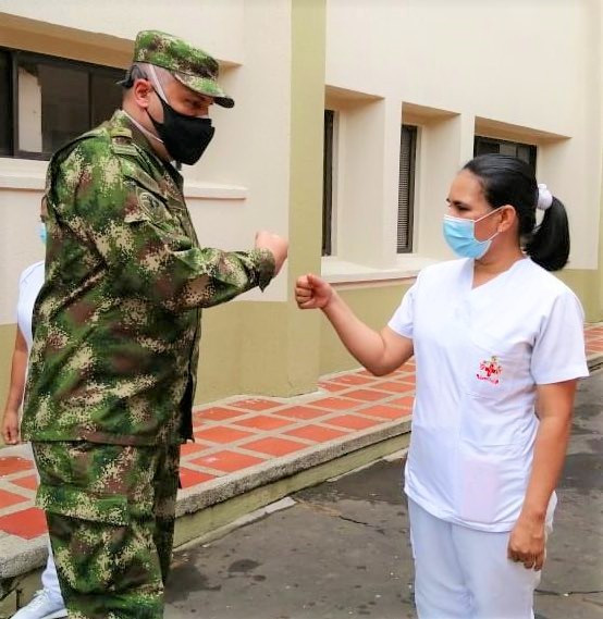 Director de Sanidad Ejército continúa recorrido de visitas a los dispensarios en todo el país 