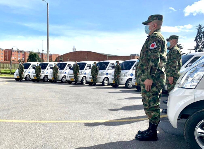 Sanidad Ejército adquirió 12 vehículos de transporte asistencial que fortalecerán la atención domici