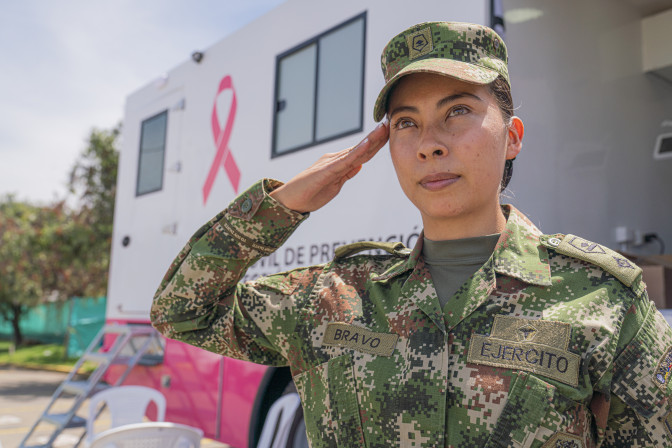 Sanidad Ejército implementa unidad móvil para el diagnóstico de mamografias y citologías 