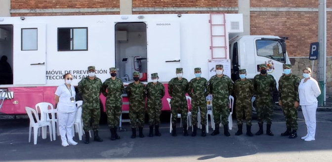 Sanidad Ejército conmemoró el Día de la Mujer a través con su Unidad Móvil de Salud 