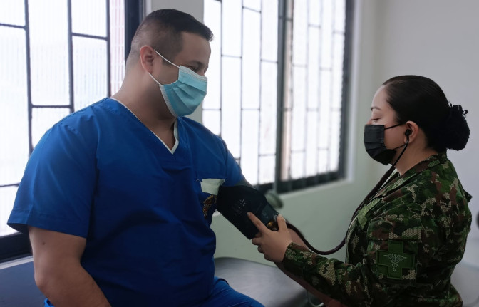 Ejército reafirma su compromiso con la salud