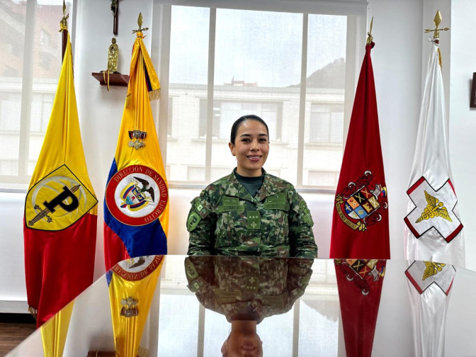 Vocación y sacrificio de una capitán enfermera al servicio del país