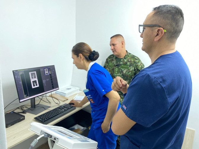 Reapertura del Servicio de Imágenes Diagnósticas en el Dispensario Médico de Tolemaida