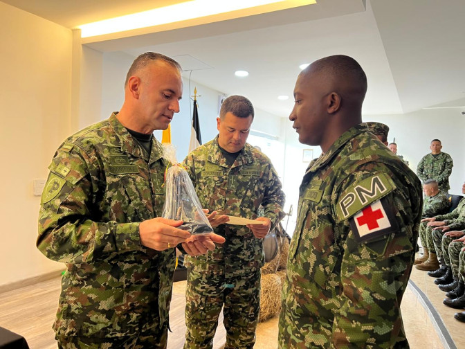 Ejército Nacional concluye exitosamente el Curso de Socorrista  Militar N° 107, elevando su capacida