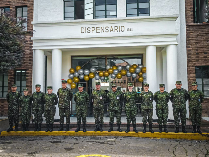 Ejército Nacional moderniza el servicio de Sanidad en la Escuela Militar de Cadetes