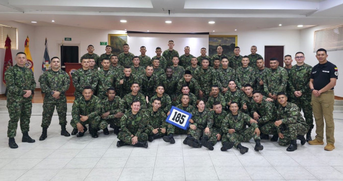 45 integrantes del Ejército Nacional culminaron con éxito curso de Socorristas Militares en Bucarama