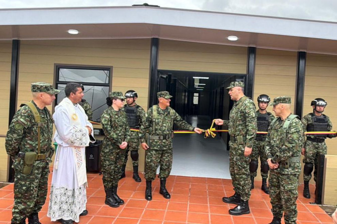 Inauguración de modular en establecimiento de Sanidad Militar de Tunja