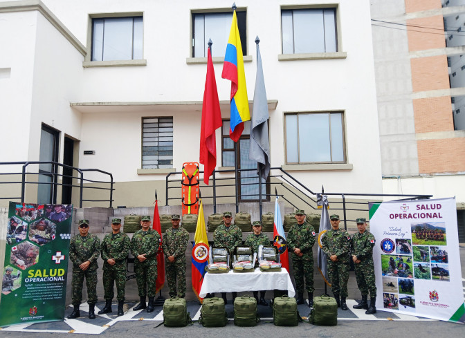 Dirección de Sanidad del Ejército fortalece capacidades de atención táctica con entrega de botiquine