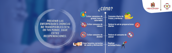 Prevenir enfermedades no transmisibles está en tus manos