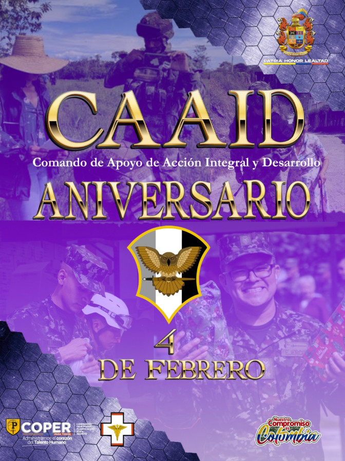 Aniversario del Comando de Apoyo de Acción Integral y Desarrollo