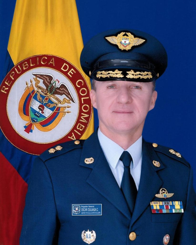 Reunión presentación políticas del Señor Jefe Salud FAC, Brigadier General Oscar Zuluaga Castaño