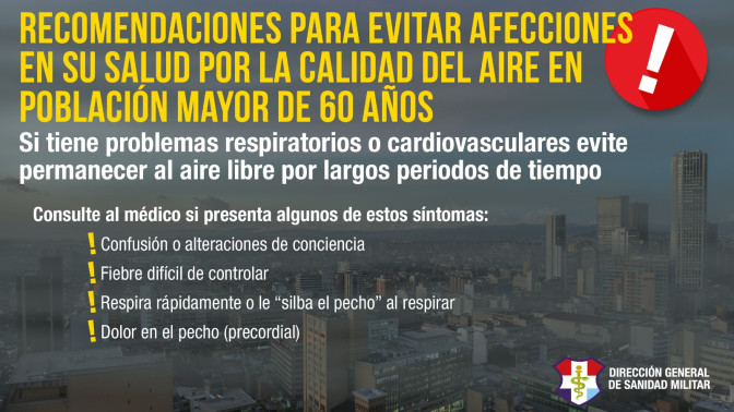 Recomedaciones mayores de 60 años