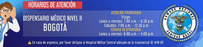 HORARIOS DE ATENCIÓN DMBOG