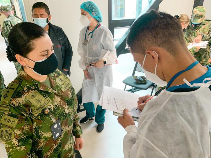 Militares completan su esquema de vacunación contra el COVID-19