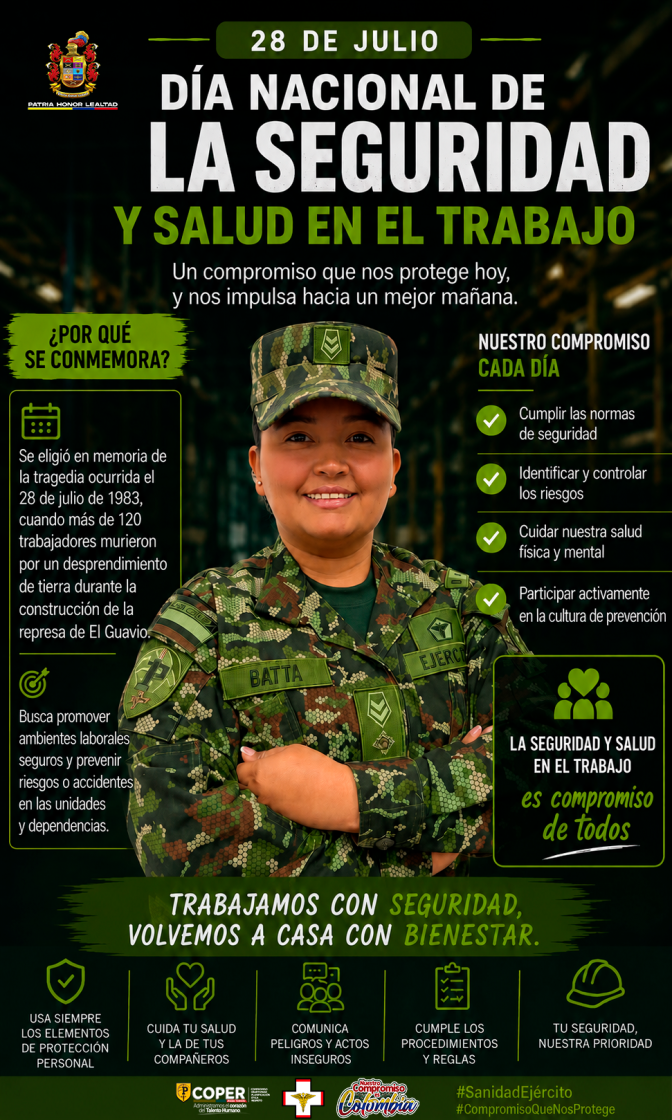 Día Nacional de la Seguridad y Salud en el trabajo